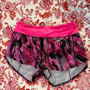 Lululemon speed up shorts, 4 inch, size 8, worn 2x
